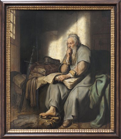 Saint Paul in prison by Rembrandt van Rijn