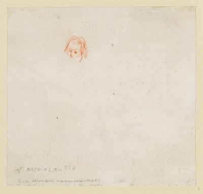 Small study of a head by Rembrandt van Rijn