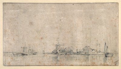 The Amstel at the Omval, c.1650-53 by Rembrandt Harmensz. van Rijn