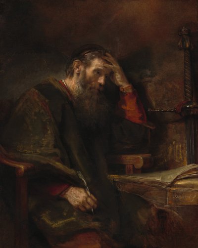 The Apostle Paul by Rembrandt Harmensz van Rijn