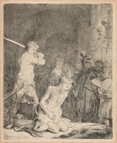 The Beheading of John the Baptist by Rembrandt van Rijn