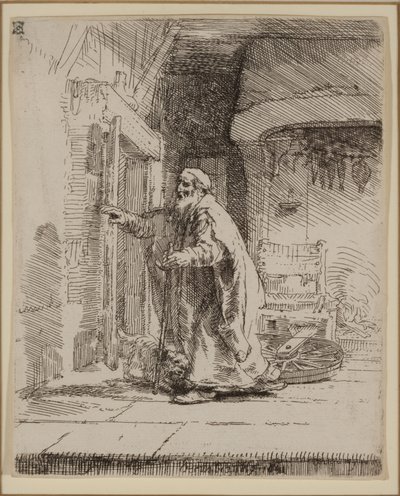The Blindness of Tobit: The Larger Plate by Rembrandt van Rijn