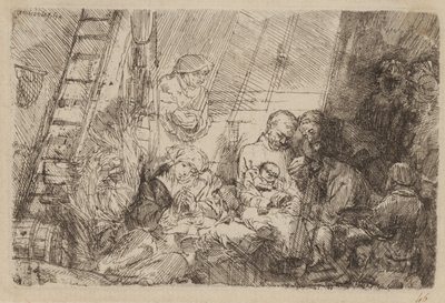 The Circumcision in the Stable by Rembrandt van Rijn