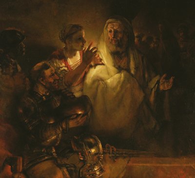 The Denial of St. Peter by Rembrandt van Rijn