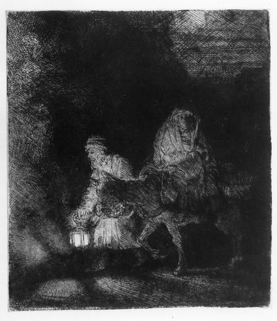 The Flight into Egypt by Rembrandt van Rijn