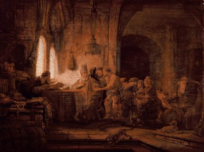 The Parable of the Labourers in the Vineyard by Rembrandt van Rijn