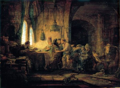 The Parable of the Labourers in the Vineyard - 1637 by Rembrandt van Rijn