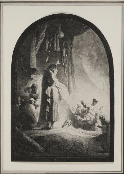 The Raising of Lazarus: The Larger Plate by Rembrandt van Rijn