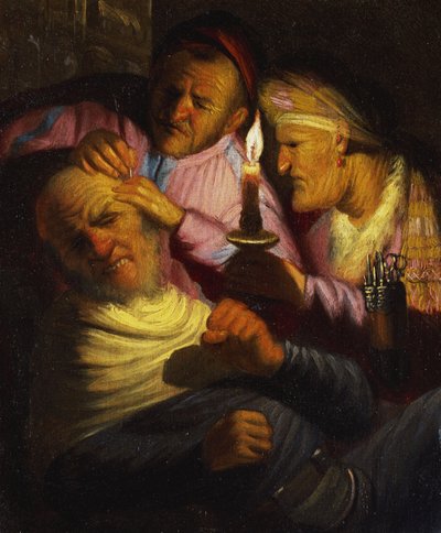 The Sense of Touch: The Stone Operation by Rembrandt van Rijn