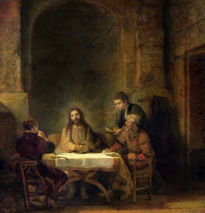 The Supper at Emmaus by Rembrandt van Rijn