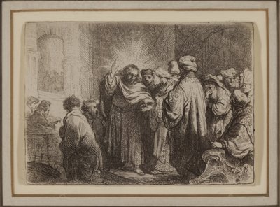 The Tribute Money by Rembrandt van Rijn