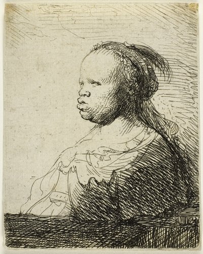 The White Negress, c.1630 by Rembrandt Harmensz. van Rijn