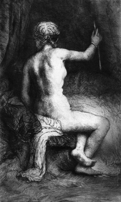 The Woman with the Arrow by Rembrandt van Rijn