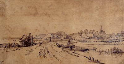 View of Sloten by Rembrandt Harmensz. van Rijn
