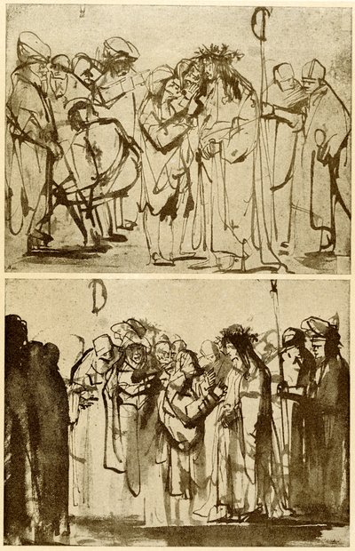 Mocking of Christ by Rembrandt van Rijn