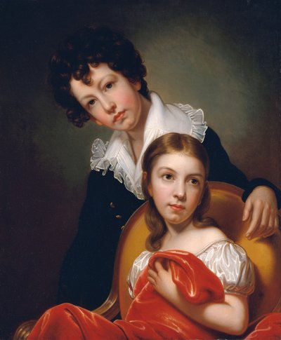 Michael Angelo and Emma Clara Peale, ca. 1826 by Rembrandt Peale