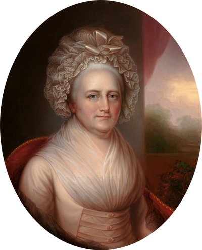 Portrait of Martha Washington by Rembrandt Peale