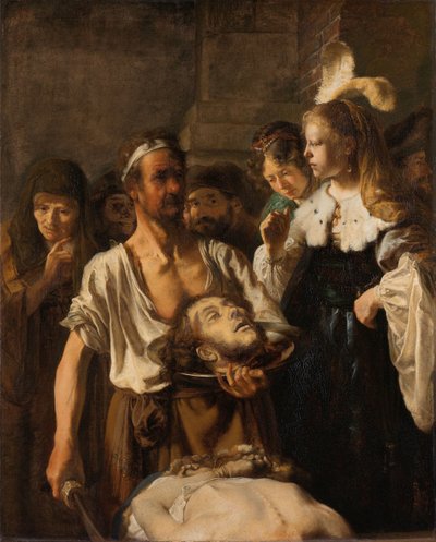 Salome Receives the Head of John the Baptist by Rembrandt van Rijn (circle of)
