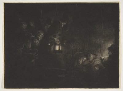Adoration of the Shepherds: A Night Piece by Rembrandt van Rijn