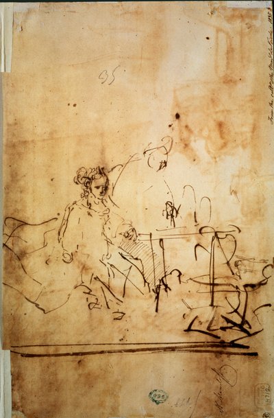 Ahasuerus, Haman and Esther by Rembrandt van Rijn