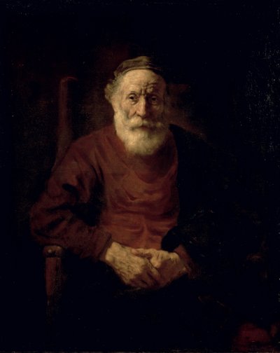 An Old Man in Red by Rembrandt van Rijn