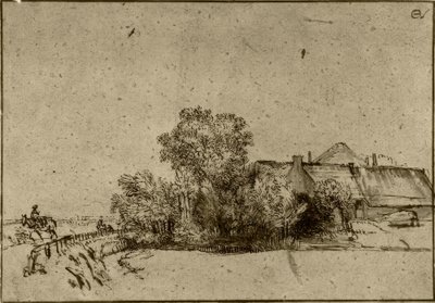 Farmhouse in Amsteldijk by Rembrandt van Rijn