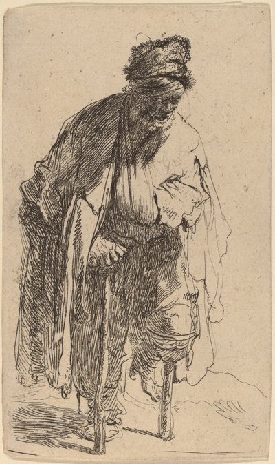 Beggar with a Wooden Leg by Rembrandt van Rijn
