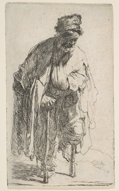 Beggar with a Wooden Leg by Rembrandt van Rijn