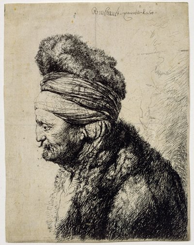 The Second Oriental Head by Rembrandt van Rijn