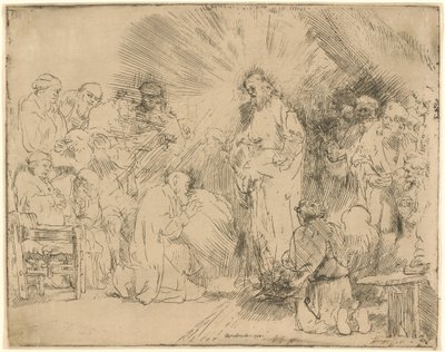 Christ Appearing to the Apostles by Rembrandt van Rijn
