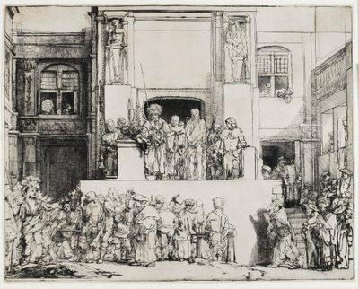 Christ Presented to the People (Ecce Homo) by Rembrandt van Rijn