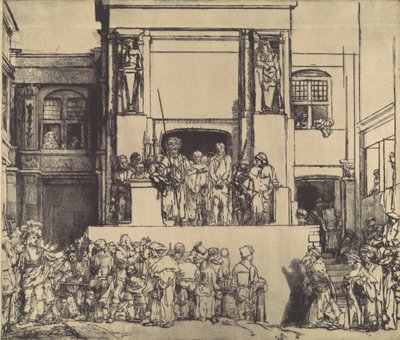Christ Presented to the People, 1655 by Rembrandt van Rijn