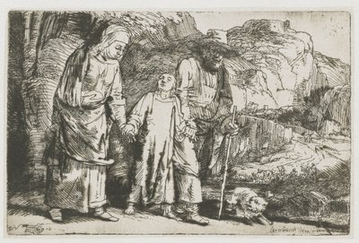 Christ Returning from the Temple with His Parents by Rembrandt van Rijn
