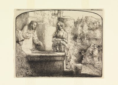 Christ and the Woman of Samaria by Rembrandt van Rijn
