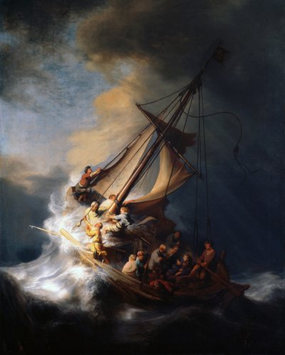 Christ in the Storm on the Lake of Galilee by Rembrandt van Rijn