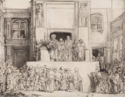Christ Presented to the People. 1655 by Rembrandt van Rijn