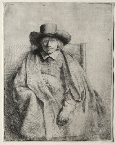 Clement de Jonghe, Printseller, 1651 by Rembrandt van Rijn