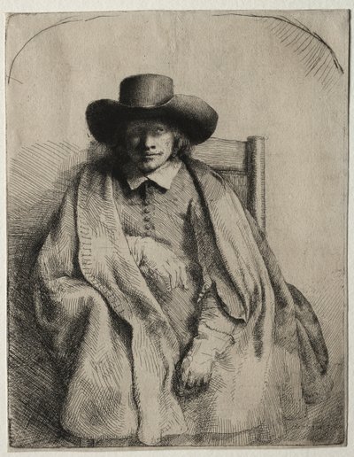 Clement de Jonghe, Printseller, 1651 by Rembrandt van Rijn