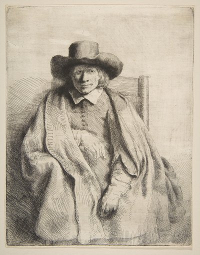 Clement de Jonghe, Printseller, 1651 by Rembrandt van Rijn