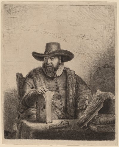 Cornelis Claesz Anslo by Rembrandt van Rijn