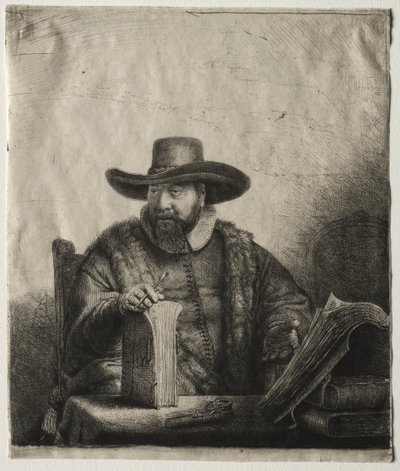 Cornelis Claesz Anslo, Mennonite Preacher by Rembrandt van Rijn