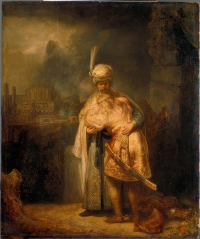 David Bids Farewell to Jonathan by Rembrandt van Rijn