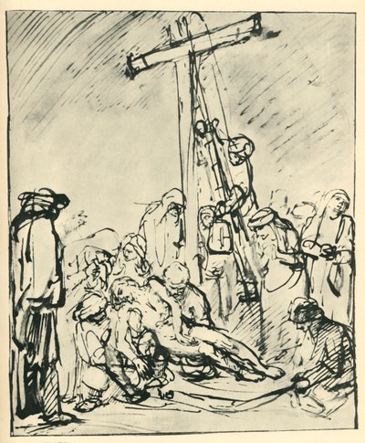 Deposition from the Cross, c1650, 1943 by Rembrandt van Rijn