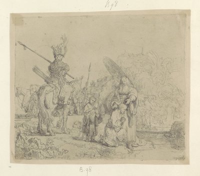Baptism of the Chamberlain by Rembrandt van Rijn
