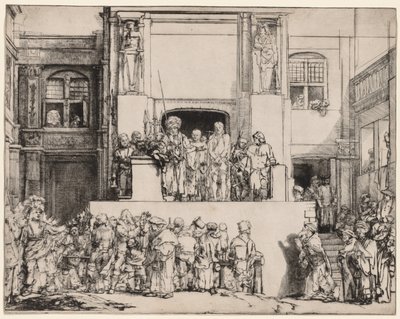 Ecce Homo. Christ Presented to the People, 1655 by Rembrandt van Rijn