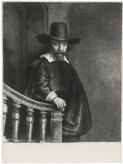 Ephraim Bueno, Jewish Physician, 1647 by Rembrandt van Rijn