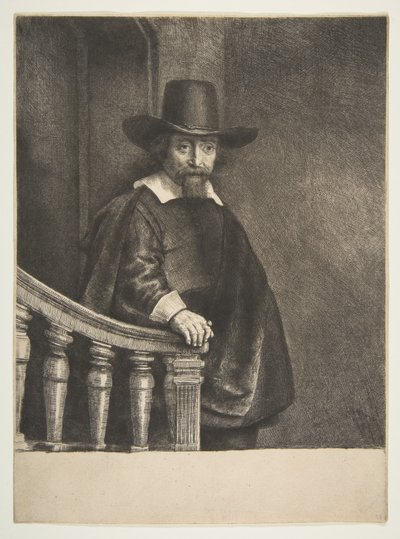 Ephraim Bueno, Jewish Physician by Rembrandt van Rijn