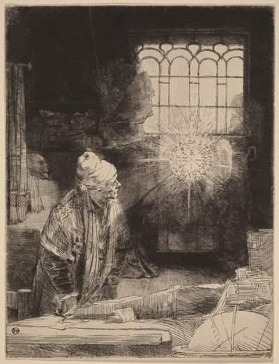 Faust by Rembrandt van Rijn