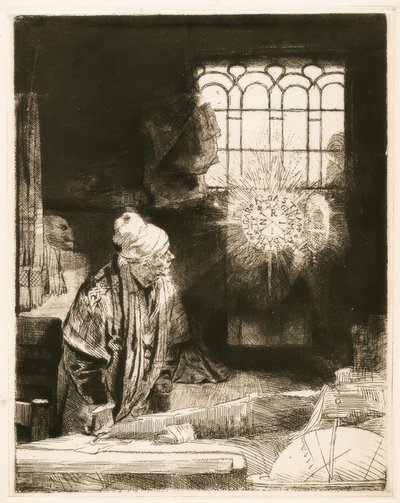 Faust by Rembrandt van Rijn