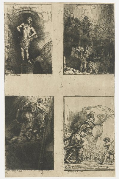 Four Illustrations to Menasseh Ben Israel
